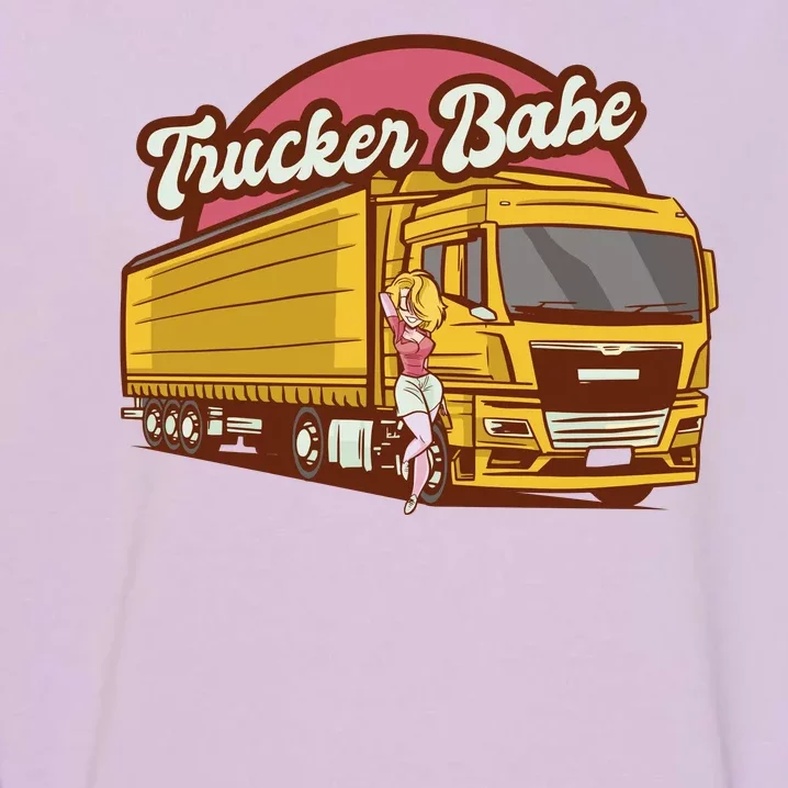 Trucker Babe Retro Garment-Dyed Sweatshirt