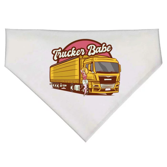 Trucker Babe Retro USA-Made Doggie Bandana