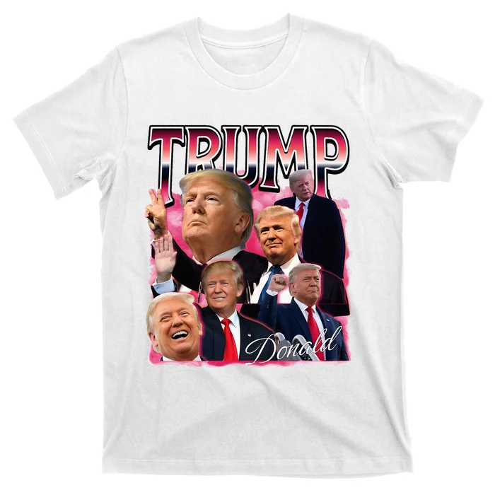 Trump Bootleg Retro 90s Trump Black Band Trump 2024 T-Shirt