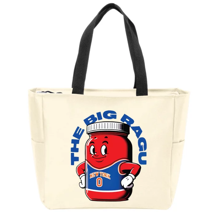 The Big Ragu Basketball Zip Tote Bag