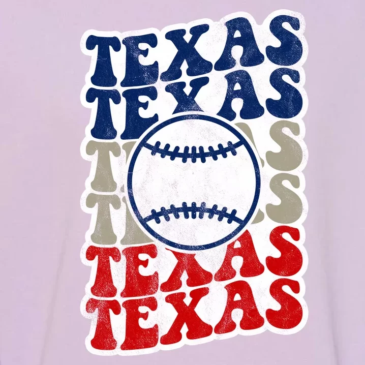 Texas Baseball Retro Sport Garment-Dyed Sweatshirt