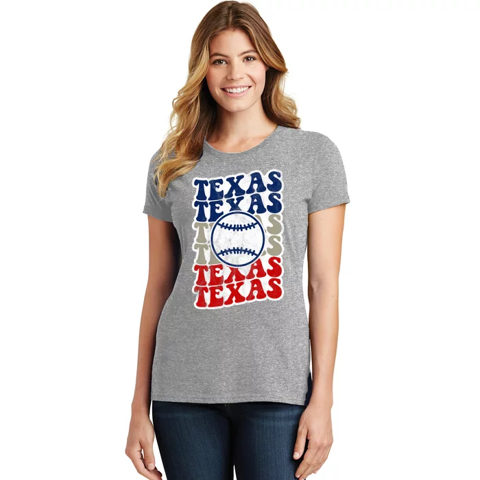 Texas Baseball Retro Sport Women's T-Shirt