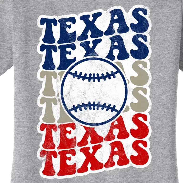 Texas Baseball Retro Sport Women's T-Shirt