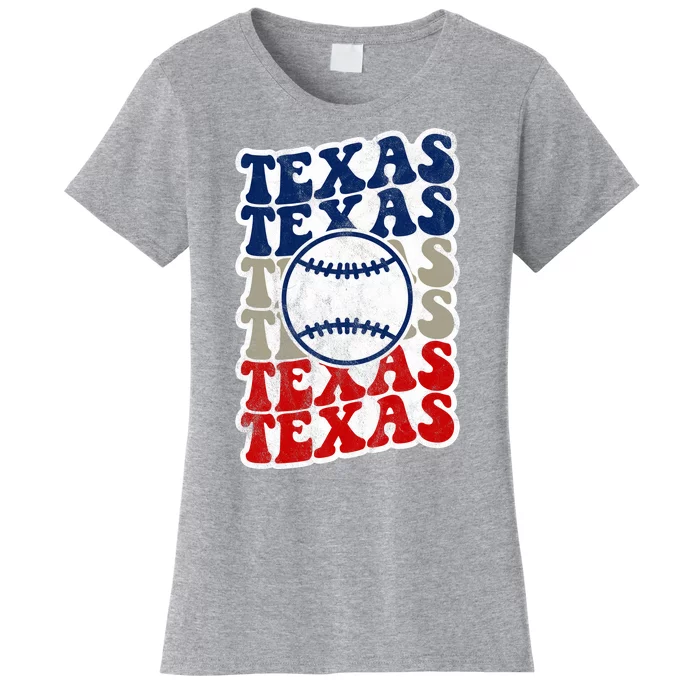 Texas Baseball Retro Sport Women's T-Shirt