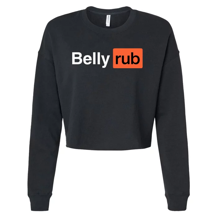 Takkun Belly Rub Cropped Pullover Crew