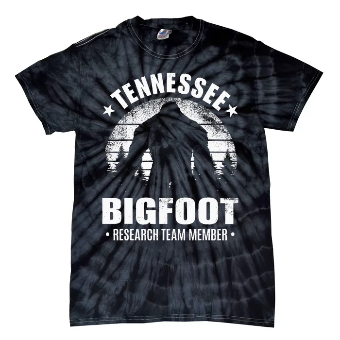 Tennessee Bigfoot Research Team Member Sasquatch Sunset Tie-Dye T-Shirt