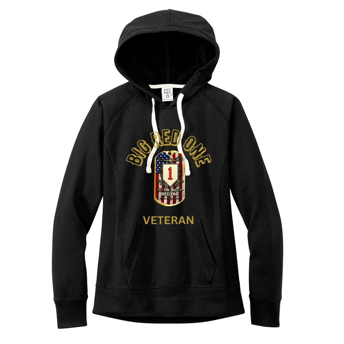 The Big Red One 1st Infantry Division Of The Us Women's Fleece Hoodie