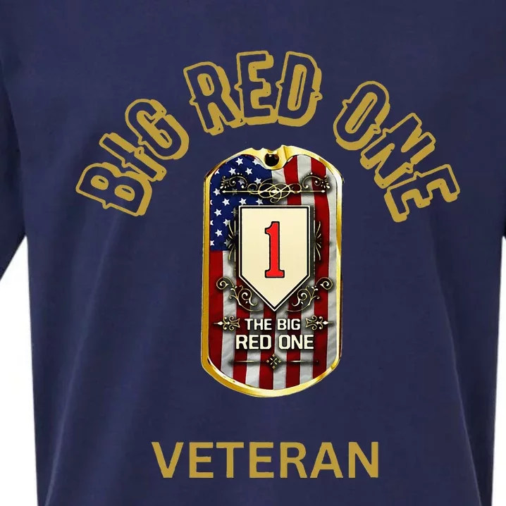 The Big Red One 1st Infantry Division Of The Us Sueded Cloud Jersey T-Shirt