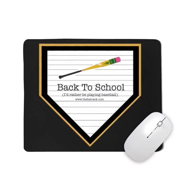 The Bat Rack Baseball Back To School Mousepad