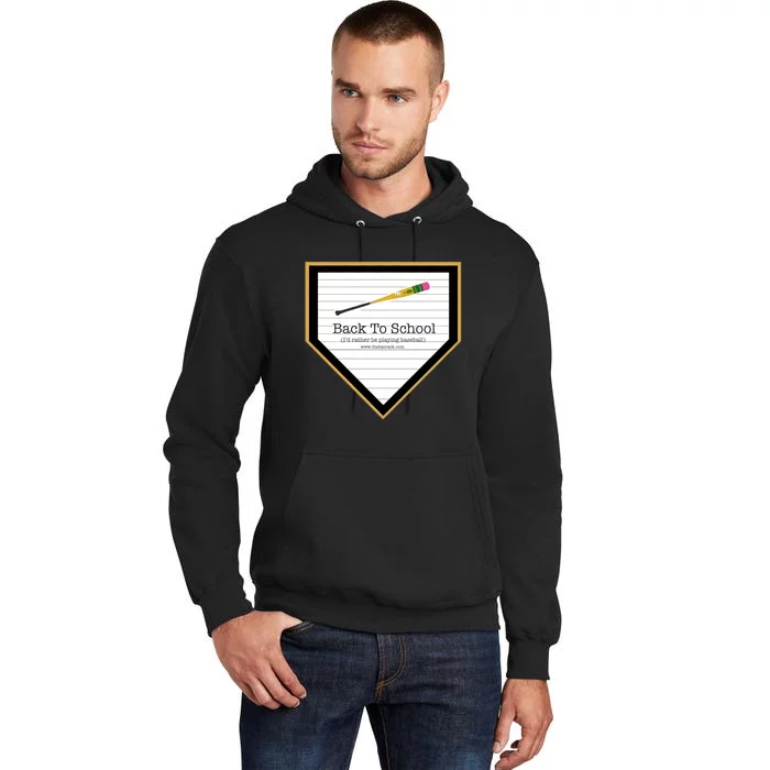 The Bat Rack Baseball Back To School Tall Hoodie