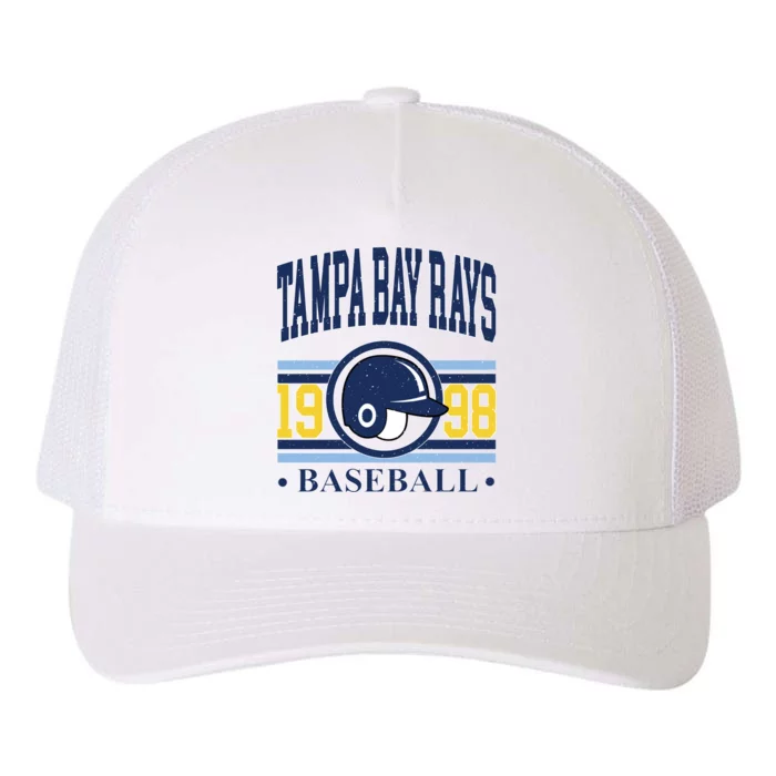 Tampa Bay Rays Baseball Team Supporter Yupoong Adult 5-Panel Trucker Hat