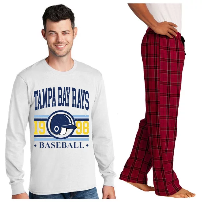 Tampa Bay Rays Baseball Team Supporter Long Sleeve Pajama Set