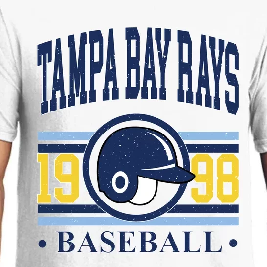 Tampa Bay Rays Baseball Team Supporter Pajama Set