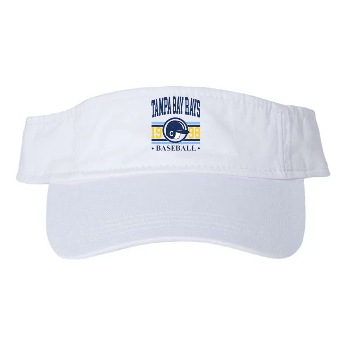 Tampa Bay Rays Baseball Team Supporter Valucap Bio-Washed Visor