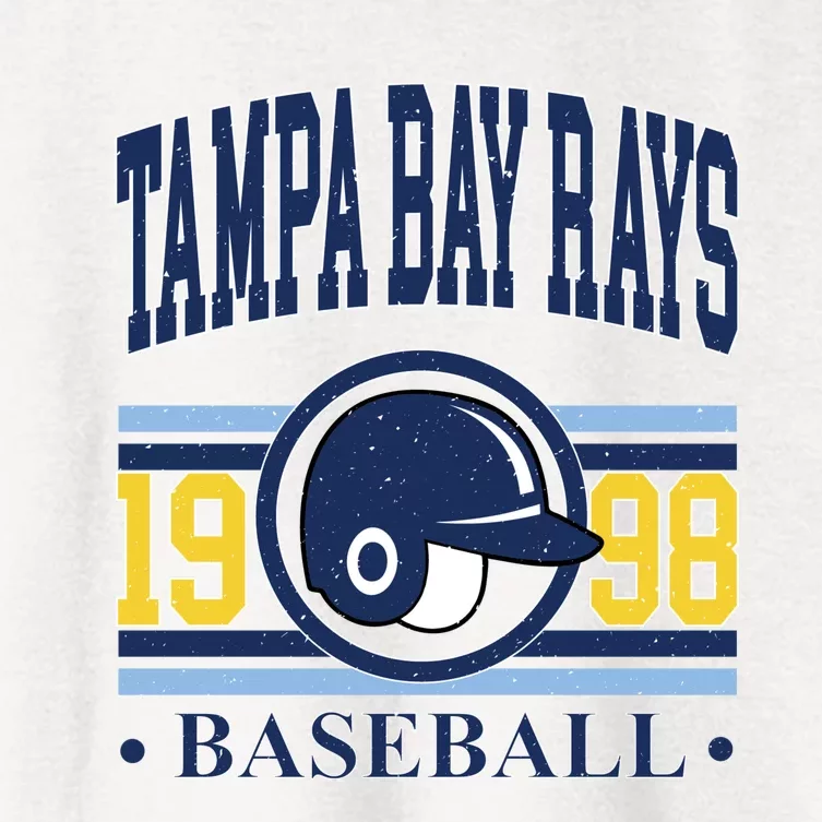 Tampa Bay Rays Baseball Team Supporter Women's Crop Top Tee