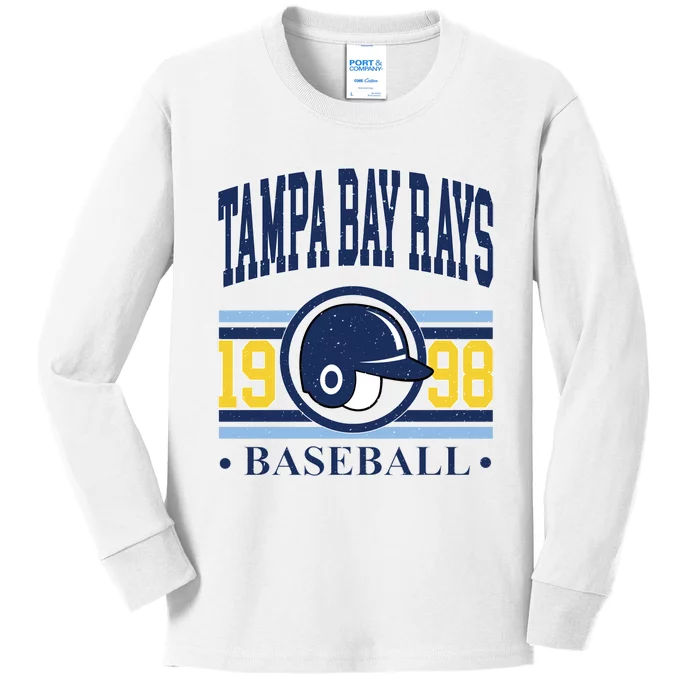 Tampa Bay Rays Baseball Team Supporter Kids Long Sleeve Shirt