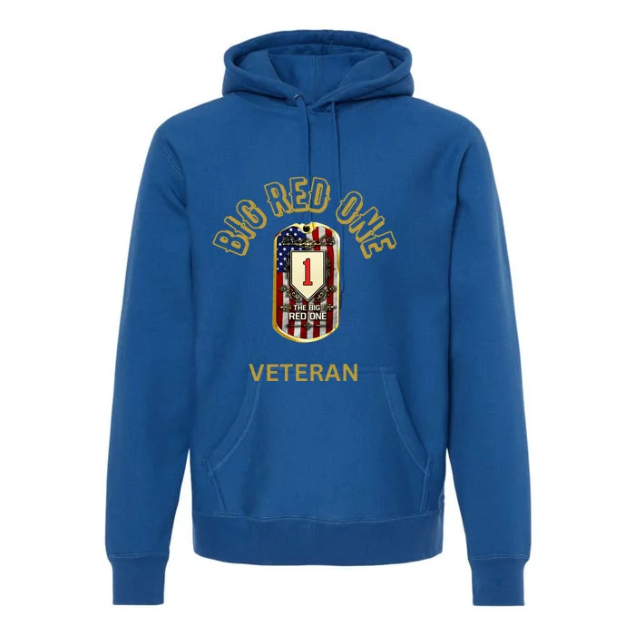 The Big Red One 1st Infantry Division Of The Us Premium Hoodie