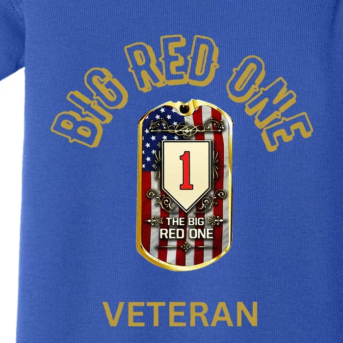 The Big Red One 1st Infantry Division Of The Us Baby Bodysuit