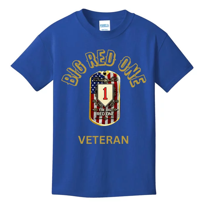 The Big Red One 1st Infantry Division Of The Us Kids T-Shirt