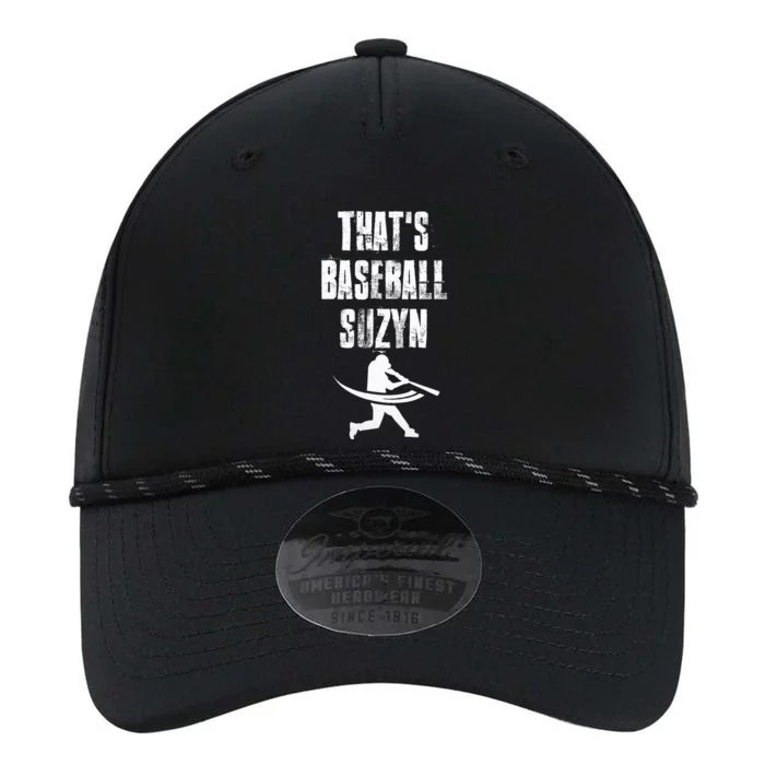 ThatS Baseball Suzyn New York Baseball Lover Performance The Dyno Cap