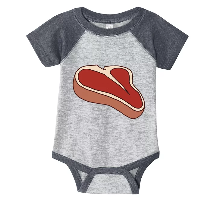 T Bone Steak Last Minute Halloween Costume Funny Gift Infant Baby Jersey Bodysuit