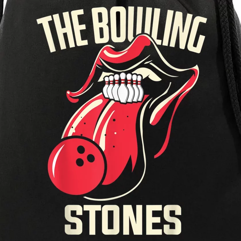 The Bowling Stones Drawstring Bag