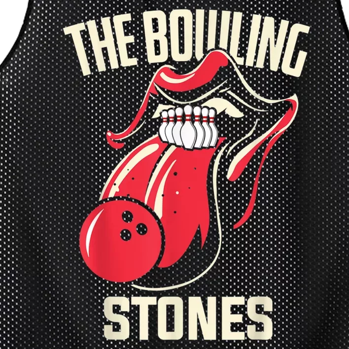 The Bowling Stones Mesh Reversible Basketball Jersey Tank