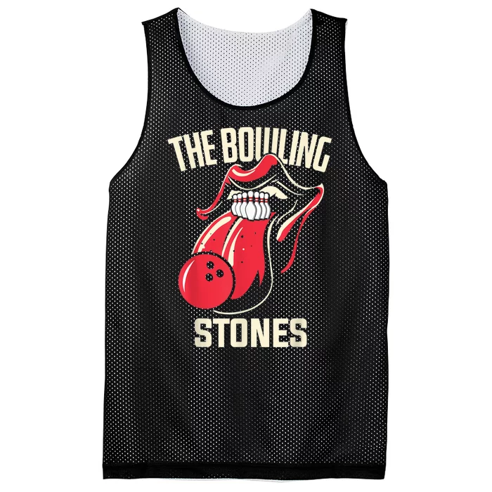 The Bowling Stones Mesh Reversible Basketball Jersey Tank