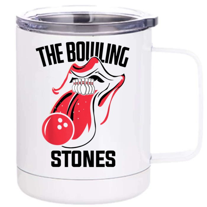 The Bowling Stones Front & Back 12oz Stainless Steel Tumbler Cup