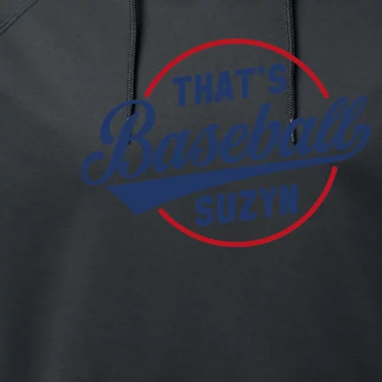 That&X27;S Baseball Suzyn Performance Fleece Hoodie