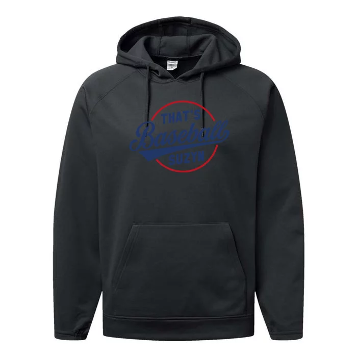 That&X27;S Baseball Suzyn Performance Fleece Hoodie