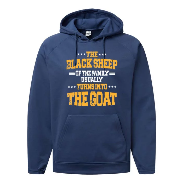 The Black S.H.E.E.P Of The Family Usually Turns Into The Goat Performance Fleece Hoodie