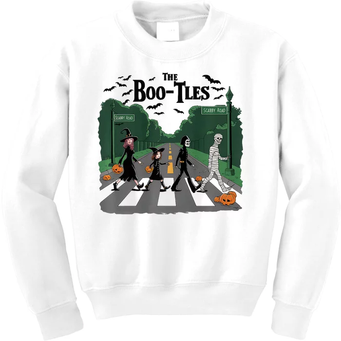 The Bootles Scabby Road Funny Halloween Kids Sweatshirt