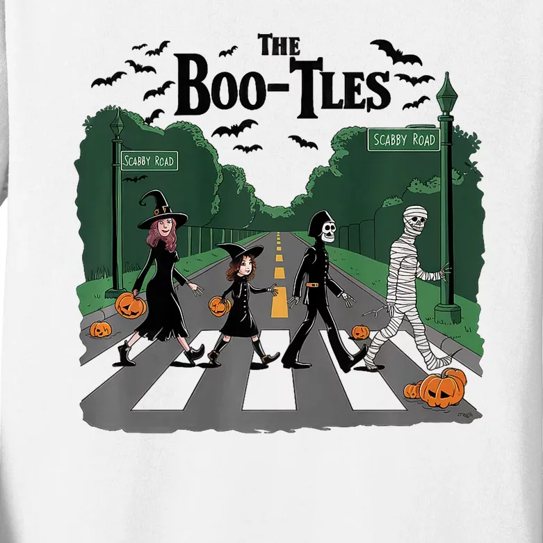 The Bootles Scabby Road Funny Halloween Kids Long Sleeve Shirt