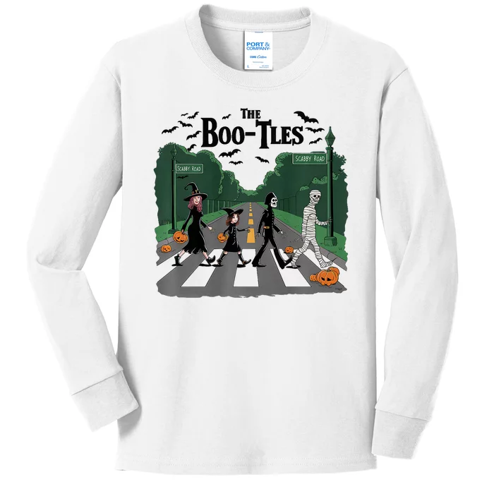 The Bootles Scabby Road Funny Halloween Kids Long Sleeve Shirt