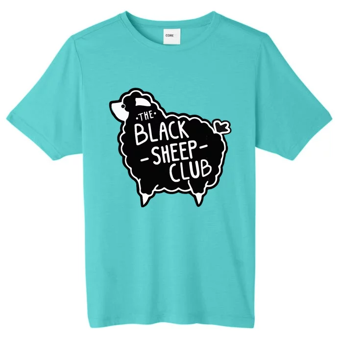 The Black S.H.E.E.P Club Squad Funny Sarcastic ChromaSoft Performance T-Shirt