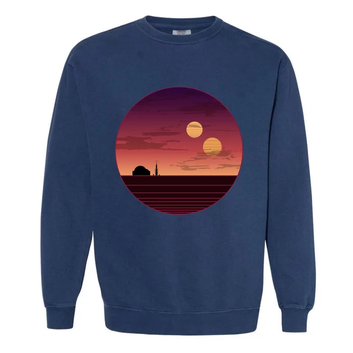 The Binary Sunset Garment-Dyed Sweatshirt