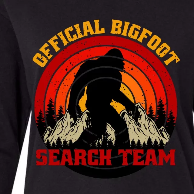 The Bigfoot Search Team Womens Cotton Relaxed Long Sleeve T-Shirt