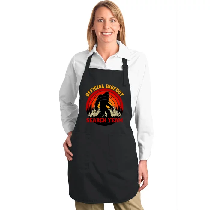 The Bigfoot Search Team Full-Length Apron With Pocket