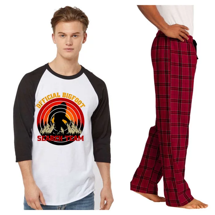 The Bigfoot Search Team Raglan Sleeve Pajama Set