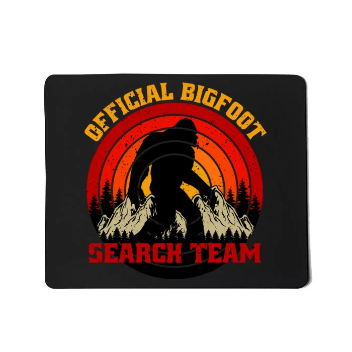 The Bigfoot Search Team Mousepad