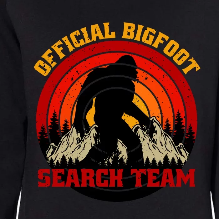 The Bigfoot Search Team Womens California Wash Sweatshirt