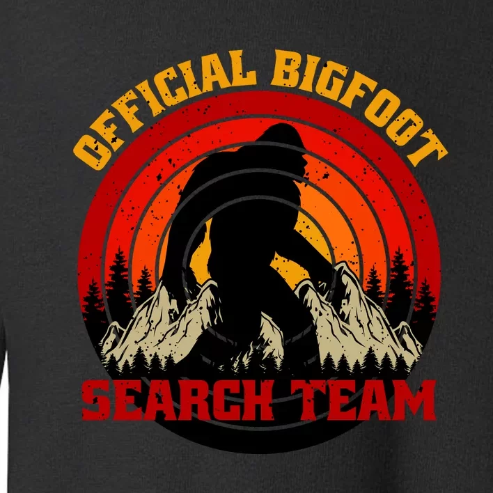 The Bigfoot Search Team Toddler Sweatshirt