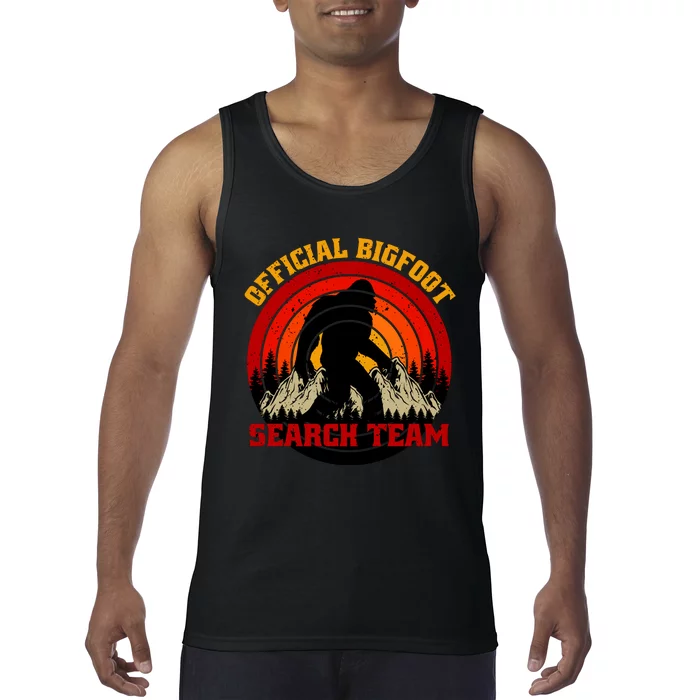 The Bigfoot Search Team Tank Top