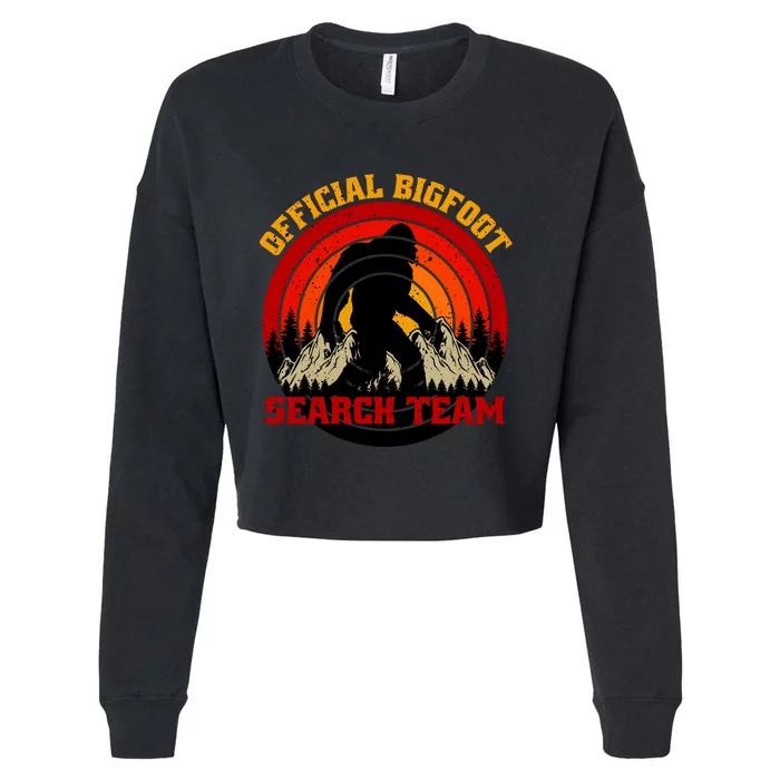 The Bigfoot Search Team Cropped Pullover Crew