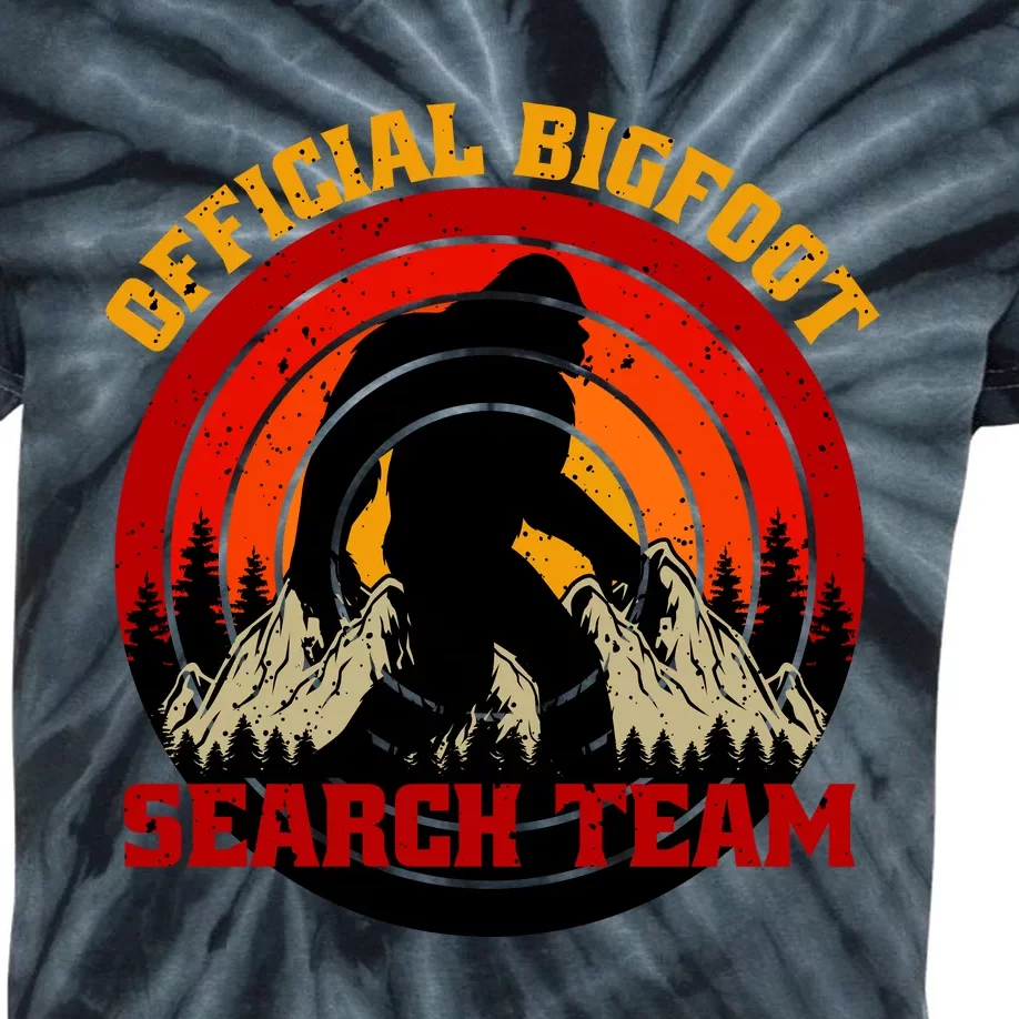 The Bigfoot Search Team Kids Tie-Dye T-Shirt