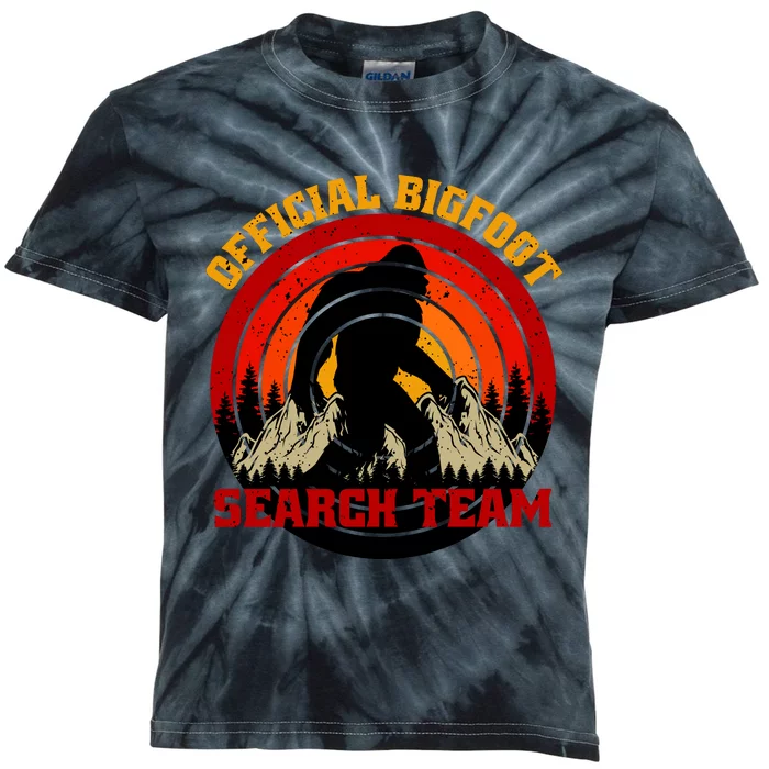 The Bigfoot Search Team Kids Tie-Dye T-Shirt