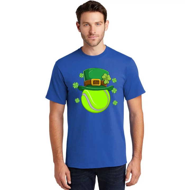 Tennis Ball St Patricks Day Ball Leprechaun Gift Tall T-Shirt