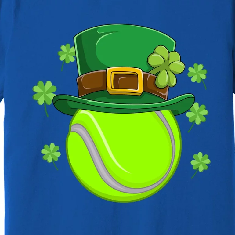 Tennis Ball St Patricks Day Ball Leprechaun Gift Premium T-Shirt