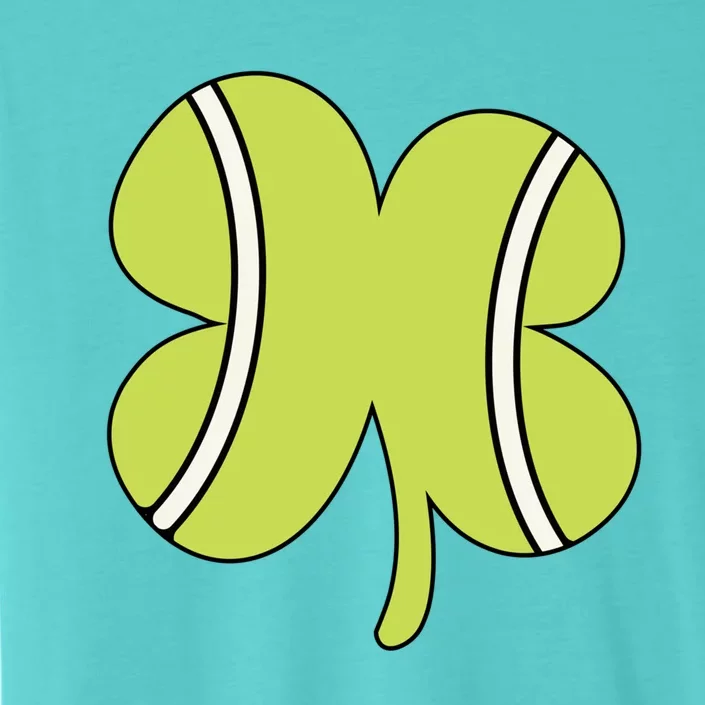 Tennis Ball St Patricks Day Shamrock Gift ChromaSoft Performance T-Shirt